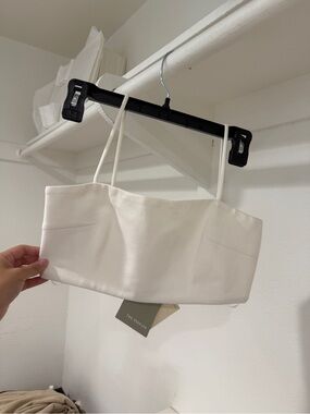 White crop top